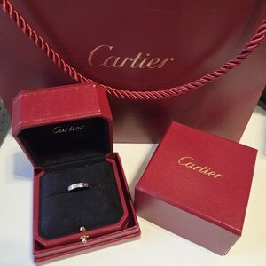 Authentic Cartier LOVE Ring White Gold size 57 (8)